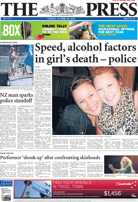Christchurch Press 26 October 2010