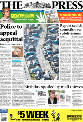 Christchurch Press 13 December 2012