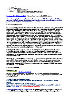 CanCERN Newsletter 14, 6 October 2011