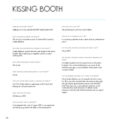 Christchurch: The Transitional City Pt IV, pages 356-357: Kissing Booth